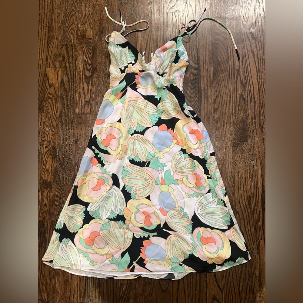BAILEY/44 midi dress with adjustable straps size small